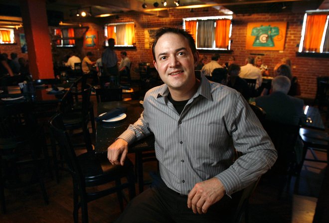 The busboy earns his tip